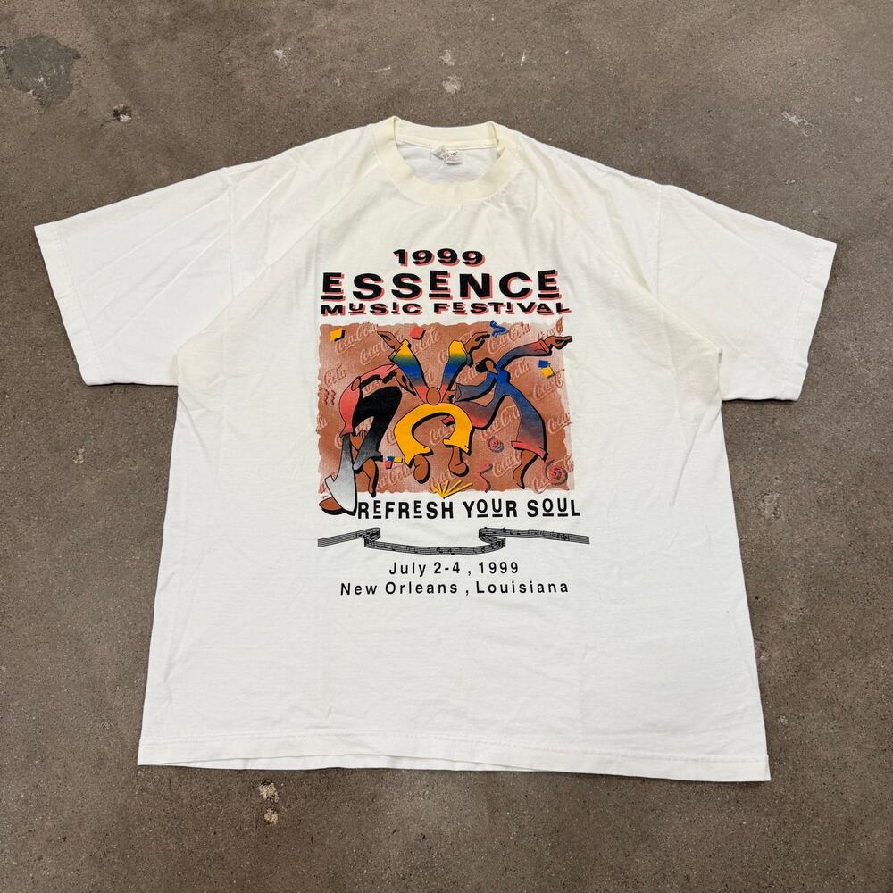 Vintage 1999 Essence Music Festival Lauryn Hill Refresh Your Soul T Shirt XL